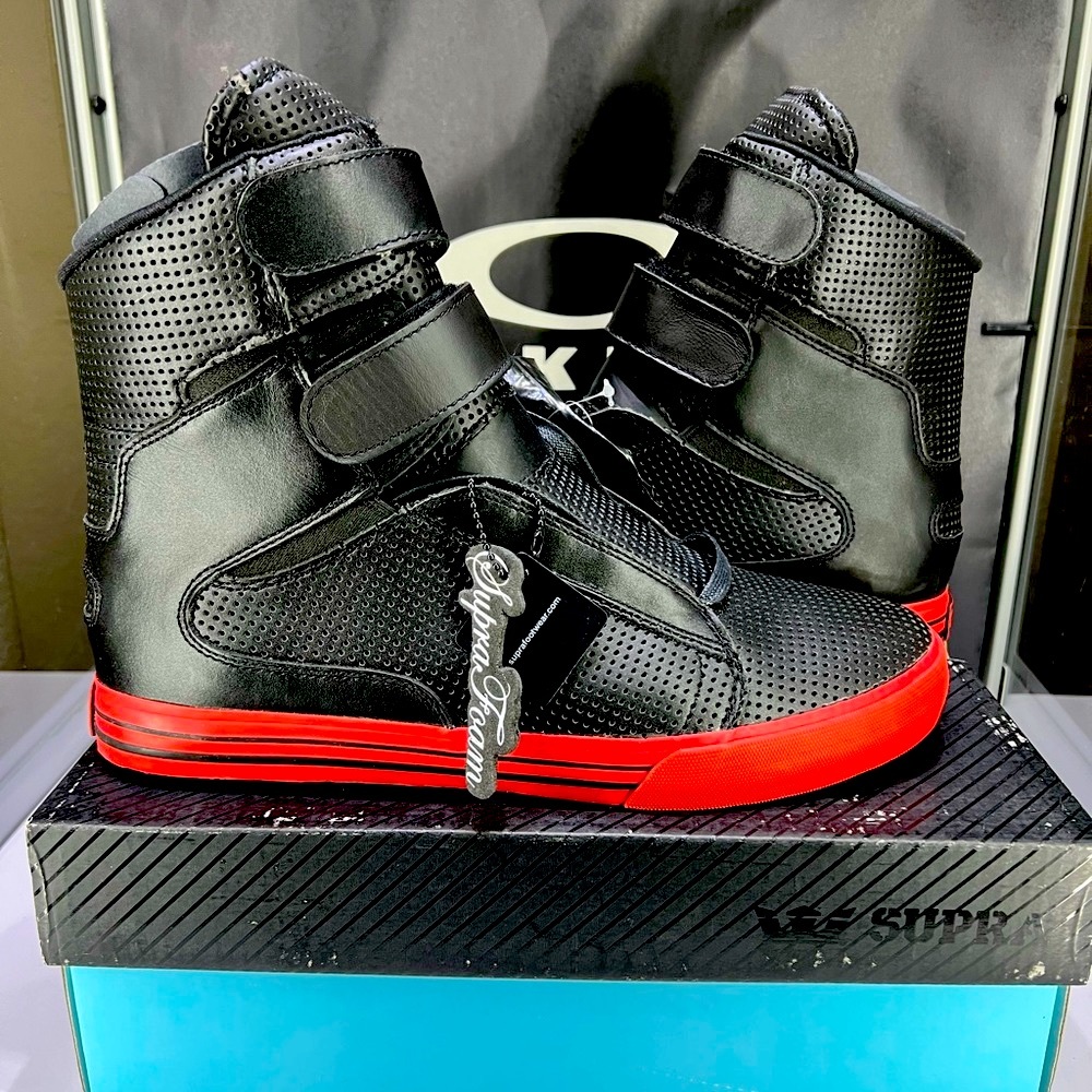 Supra Terry Kennedy Pro Model Black Perf Leather